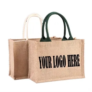 Linen carry-on shopping bag