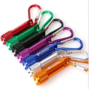Mini LED Carabiner Keychain Flashlight