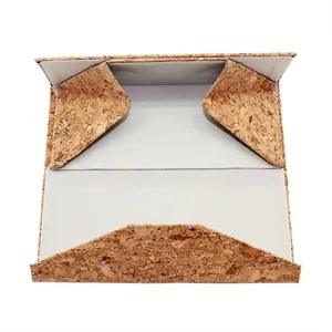 Natural Cork Folding Wood Sunglasses Case
