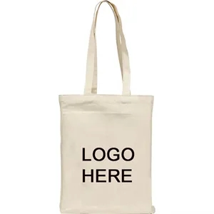 Natural full color cotton tote bag