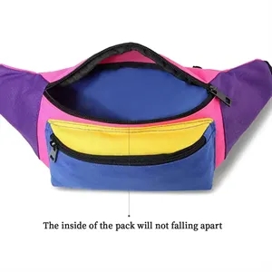 Neon Waist Fanny Pack For 80S Costumes
