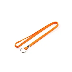 Non-Breakaway Polyester Lanyard with Split Ring