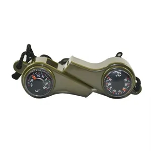 Outdoor 3-in-1 Compass Thermometer Whistle