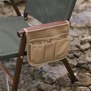 Outdoor camping chair side storage bag