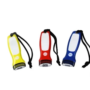 PVC LED Flashlight Key Chain
