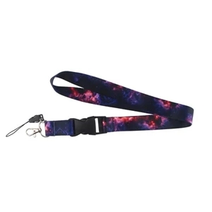 Polyester Lanyards with Detachable Buckle release