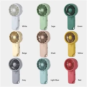 Portable Mini Handheld Fan W/Carabiner