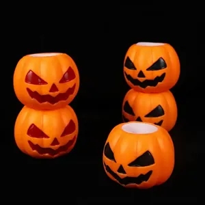 Pumpkin Stress Toys With Ghost in Cups