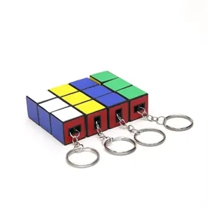 Puzzle Cube LED Keychain