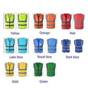 REFLECTIVE SAFETY VEST W/POCKETS