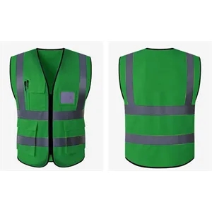 REFLECTIVE SAFETY VEST W/POCKETS