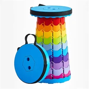 Rainbow Retractable Folding Stool