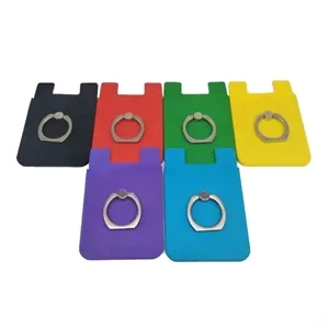 Silicone Phone Wallet With Ring