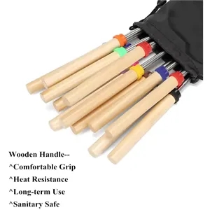Skewers Telescoping Forks Marshmallow Roasting Sticks