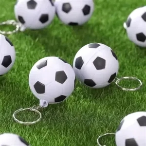 Soccer Ball Stress Reliever Key Chain