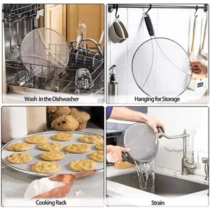 Splatter Screen for Frying Pan