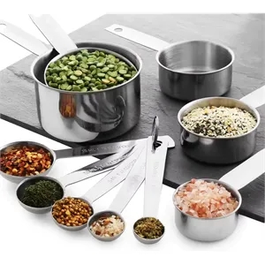 Stainless Steel Measuring Cups And Spoons