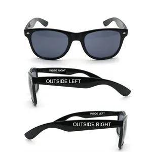 Two-Tone Matte Sunglasses