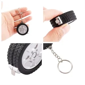 Tyre Shape Measure W/Key Ring/Steel Tape