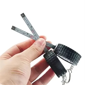 Tyre Shape Measure W/Key Ring/Steel Tape