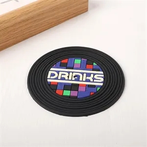 Vintage vinyl record coaster