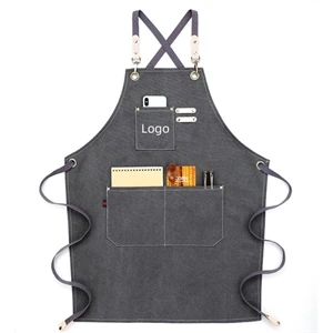 Water Resistant Cotton Canvas Adjustable Apron