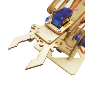 Wooden puzzle robot arm
