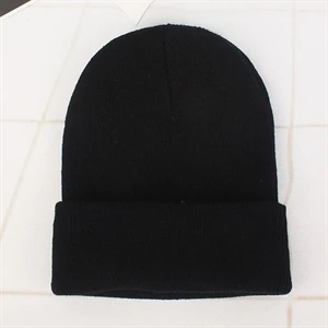 acrylic knitted beanie