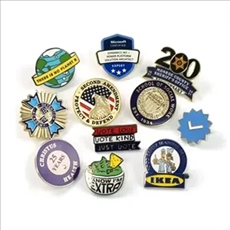 1.2" Die Struck Iron Soft Enamel Lapel Pin