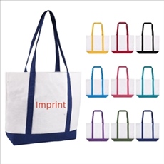 12 OZ COTTON CANVAS BOAT TOTE BAG