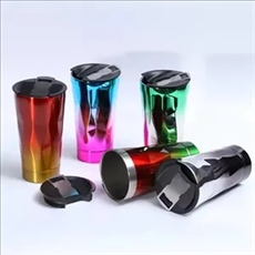 16 oz. Electroplated Diamond Textured Grip Tumbler