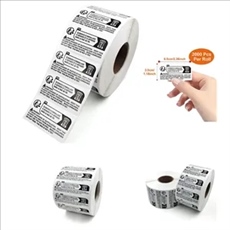 2000Pcs/Roll Custom Self Adhesive Labels Stickers