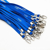 3/8" Supersoft Polyester Silkscreen Lanyard