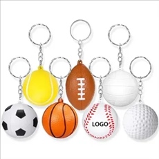 Ball Stress Reliever Key Chain