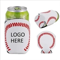 Baseball Skin Can Cooler Holder