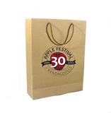 Brown paper bags with customized printing