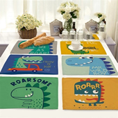 CUSTOM CLOTH TABLE MATS
