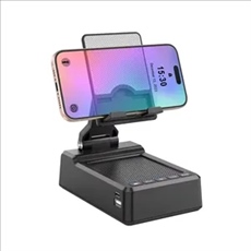 Cell Phone Stand With Wireless Bluetooth Speaker