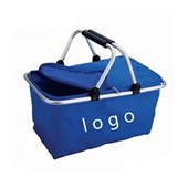 Collapsible Foldable picnic insulated basket for outdoor act
