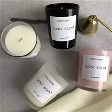 Custom Scented Candle In Glass Jar