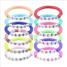 Customized colorful Letters Bracelet