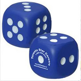 Dice shaped  stress reliever