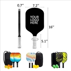 Fiberglass/Carbon Fiber/Wooden Pickleball Racket Paddle