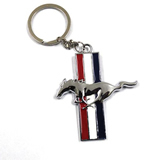 Flag And Horse Key Chain Metal Creative Key Ring