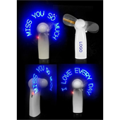 Flashing LED Handhold Fan