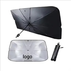 Foldable car sunshade umbrella