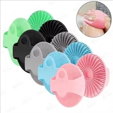 Handheld Soft Silicone Body Scrubber Shower Brush
