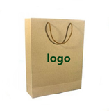 Kraft promotion paper bags with customized printing