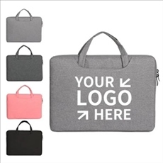 Laptop Sleeve w/ Handle & Two Zippered Compartments