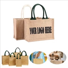 Linen carry-on shopping bag